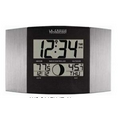 La Crosse Technology Aluminum Atomic Digital Wall Clock w/ Moon Phase